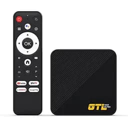 ТВ-приставка GTL Max Ultra Allwinner H313 (4 ядра), 2Gb, 16Gb, WiFi 6 RJ45, 2xUSB 2.0, microSD, Android 14 черная
