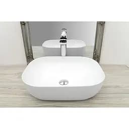 Умивальник Rea Mona Slim 40,2x50,7 білий (REA-U6300) - мініатюра 5