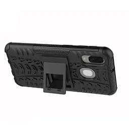 Чохол-накладка Toto Dazzle Kickstand 2 in 1 Case Samsung Galaxy A40 Black - мініатюра 3