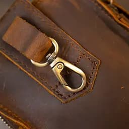Чоловіча шкіряна сумка Vintage 10,5х17х4 см sum0013978 - мініатюра 8