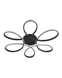 Люстра Goldlux 331823 Fiore XL LED 1x42W 4000K 5500Lm IP20 чорна