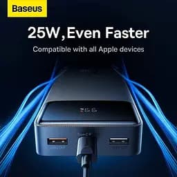 Портативна універсальна батарея - зарядне Baseus Bipow 20000 mAh 25w PPBD080001 - мініатюра 5