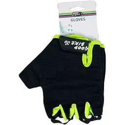 Велорукавиці Good Bike Mesh короткий палець розмір S чорні (94520Black-IS)