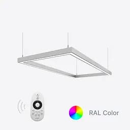 Димуємий світлодіодний світильник X-LED 120ВТ прямокутник RAL (840х440х43)