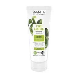 БИО-Гель Pore Control для умывания комбинированной кожи лица с BHA-кислотой, ниацинамидным комплексом и зеленый чай SANTE 100 мл