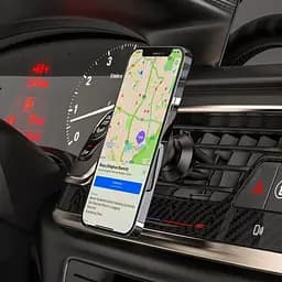 Автотримач Hoco CA81 Ligue Air vent magnetic car holder Чорний 7+3 - мініатюра 3