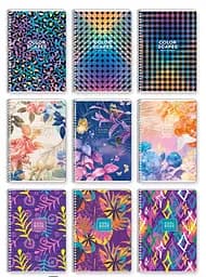 Зошит для записів Student А5, в клітинку, спіраль, 80л., Красиві листочки (A5-SC-080-6090K)