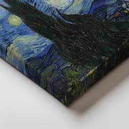 Інтер'єрна картина Зоряна ніч, Вінсент ван Гог, Vincent van Gogh, Starry Night, інтер'єрний декор, 60×75 см (id6353) - мініатюра 4