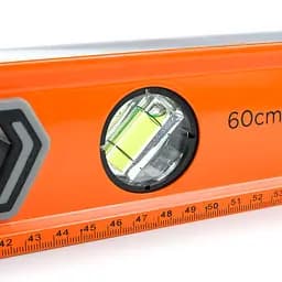 Рівень будівельний алюмінієвий посилений Polax 800 мм 3 капсули (38-063)