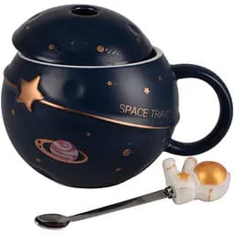 Чашка Led Space Travel з кришкою та ложкою 300 мл (B060374) - мініатюра 2
