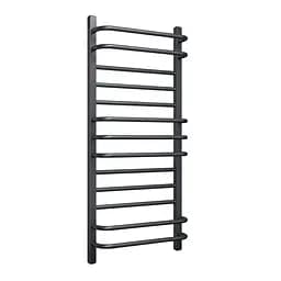 Водяна рушникосушка Navin Грандіс 500x1000, чорний муар 12-228053-3680, Чорний матовий