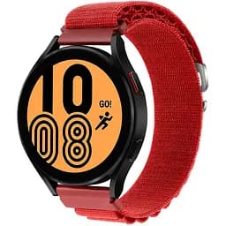 Браслет Samsung Galaxy Watch Active 40mm - червоний Watchbands NormalCloth Wave ширина кріплення 20мм нейлоновий (W25-9WB47393722)