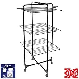 Сушарка для білизни підлогова Casa Si Athletic 3 Black (CS92185E04E) - мініатюра 2