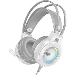 Проводные игровые наушники Borofone BO111 Eminen, USB, 3.5mm, 2m, Белый