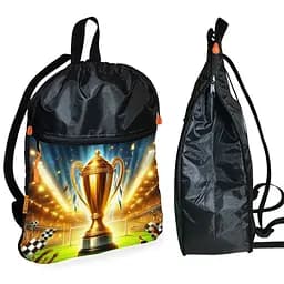 Рюкзак-мешок для школы с футбольный кубок детская сумка для обуви и спортивной одежды (01473)