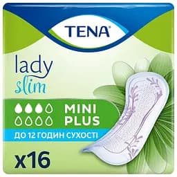 Урологічні прокладки Tena Lady Slim Mini Plus 16 шт. (7322540852868)