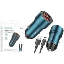 Зарядний пристрій Borofone BZ19 Type-C 2 x USB/2.4 A