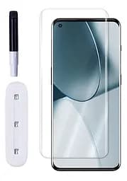 Захисне скло DK для Oppo Reno9 Pro+ UV Curved 015456 clear 2 шт. - мініатюра 4