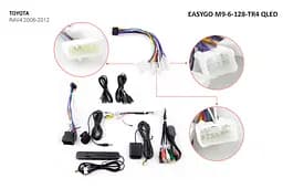 Штатна автомагнітола EasyGo M9-6-128-TR4 QLED Toyota RAV4 - мініатюра 2