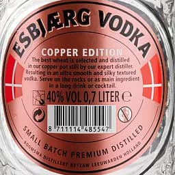 Горілка Esbjaerg Copper Edition, 40%, 0,7 л (W3078) - мініатюра 4