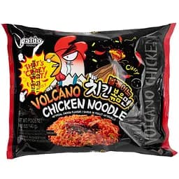 Локшина швидкого приготування Paldo Volcano Chicken Noodle з куркою гостра 140 г