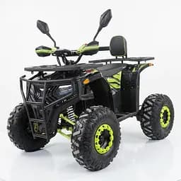 Квадроцикл ATV007-2-5 мотор 1500W акумулятор 60V20Ah Bluetooth 3 швидкості LED до 82 кг чорно-зелений (ATV007-2-5)