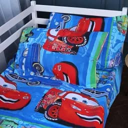 Підковдра MirSon Ranforce Elite 17-0686 Lightning McQueen 110х140 см червоно-синя (2200010434613) - мініатюра 4