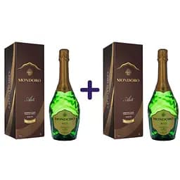 Вино игристое Mondoro Asti DOCG белое сладкое 0.75 л х 2 шт. в подарочной упаковке