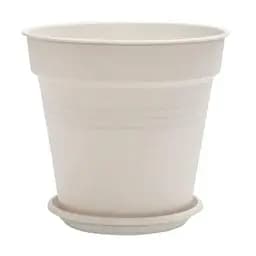 Вазон "Глорія" біла роза 18*18,5 см