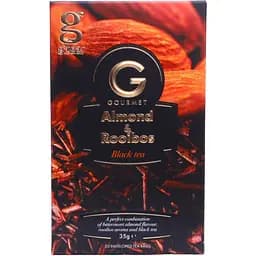Чай чорний G`tea! Gourmet мигдаль-ройбуш, 35 г (20 шт. по 1,75 г) (772050)