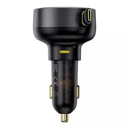 Розгалужувач - подовжувач зарядний в авто Baseus Enjoyment Pro 60 W (1USB-C) + висувний кабель Type-C - мініатюра 3