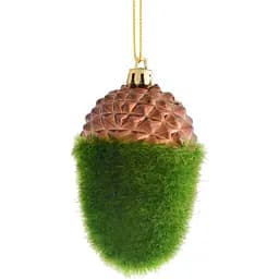 Новогодняя игрушка Yes! Fun Зеленый желудь 9 см (972908)