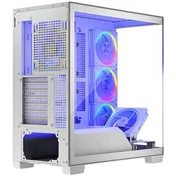 Корпус Modecom VOLCANO STELLAR ARGB MIDI 5x120 мм fans WHITE без БЖ ATX (AT-STELLAR-5F-ARGB-20) - мініатюра 10