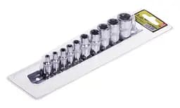 Набор торцевых головок Alloid внешний торкс 1/4-3/8DR Е4-Е18, 10 предметов (НГЕ-418Б)