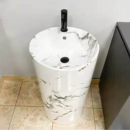 Умивальник VBI Bolonia carrara підлоговий VBI-019013, Мармур