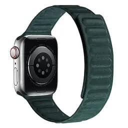 Ремінець FineWoven (AAA) для Apple Watch 38/40/41/42mm(ser.10) Evergree