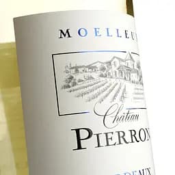 Вино Chateau Pierron Moelleux Bordeaux Blanc AOP біле солодке 0.75 л - мініатюра 4