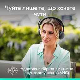 Bluetooth-гарнітура Logitech Zone Wireless 2 ES Graphite (981-001503) - мініатюра 2