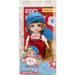 Кукла шарнирная Bambi для девочек Funny EBO DH2368B(Blue) 15 см