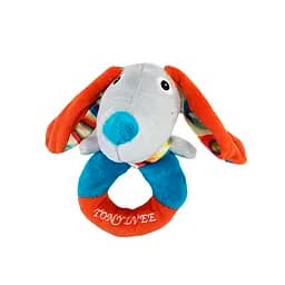 Игрушка-пищалка кольцо яркое Собака MEGAZayka Разные цвета