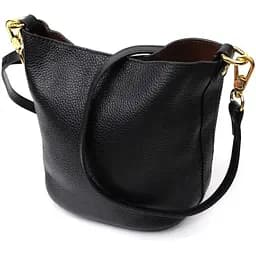 Кожаная сумка Vintage с автономной косметичкой внутри 22х18х12 см sum0029058