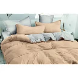 Комплект постільної білизни Versailles VS-BM2.5-207 євро мікрофібра сіро-бежевий (147134)