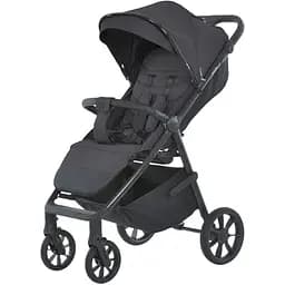 Прогулянкова коляска El Camino ME 1182 Malta Black Onyx з регульованою ручкою, підсклянником та дощовиком