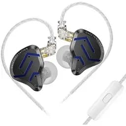 Гібридні навушники KZ ZSN Pro 2 з мікрофоном чорні