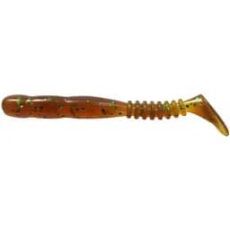 Силікон Reins Rockvibe Shad 4" 565 Motor Oil Green Flake (12 шт/уп)
