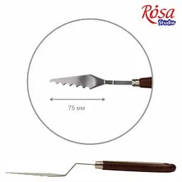 Мастихін Rosa Studio ArtWork №6 хвилястий довжина 7.5 см