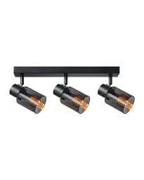 Світильник поворотний, спот Goldlux 331533 Rebecca E14 3x8W IP20 чорний