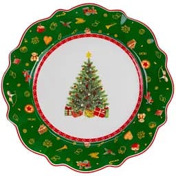 Тарілка Lefard Christmas delight, 21 см, зелена (985-116)