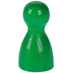 Аксесуар Фішка дерев'яна зелена для настільних ігор 2.5 см поштучно (Р00511)