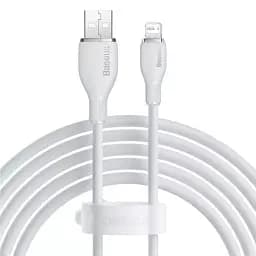 Кабель Baseus Pudding Series Fast Charging Cable USB to Lightning 2.4A 2m P10355700221-01 White